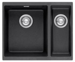 Franke Sirius 2 S2D 160 one and a half 1.5 plastic black sink 53.5x41cm undermount 125.0252.215