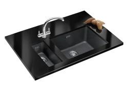 Franke Sirius 2 S2D 110.50 plastic black sink 50x41cm undermount 125.0252.223