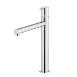 Waterevolution S22 High washbasin mixer with automatic stop & go valve Stainless steel T415IE