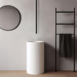 Waterevolution Flow washbasin ceiling mounted spout black T1678PR