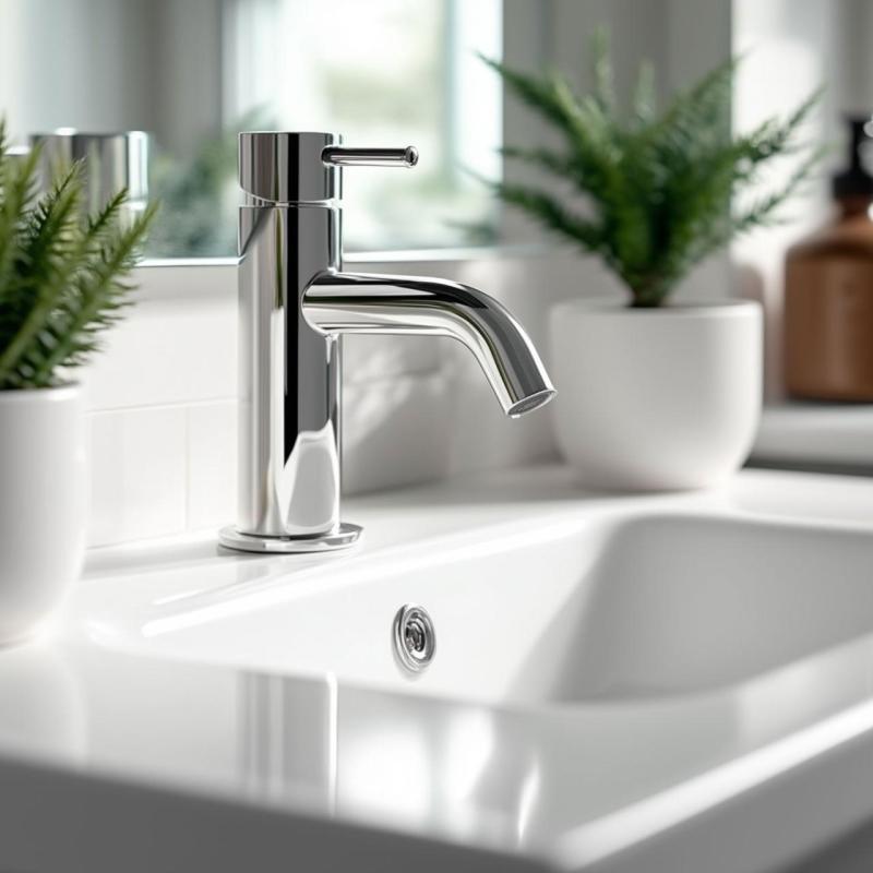 Waterevolution Flow basin tap chrome T1101A01