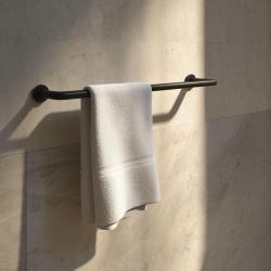 Waterevolution flow simple towel rail 35cm, black A111PR