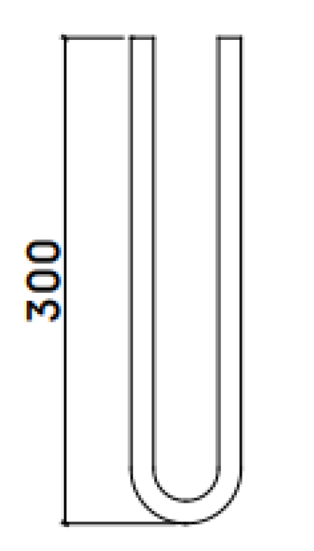 Waterevolution Flow Perpendicular towel rail White A115BR