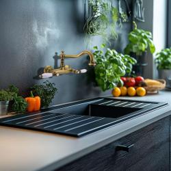 PB classic wall tap White handles Bronze 1208854182