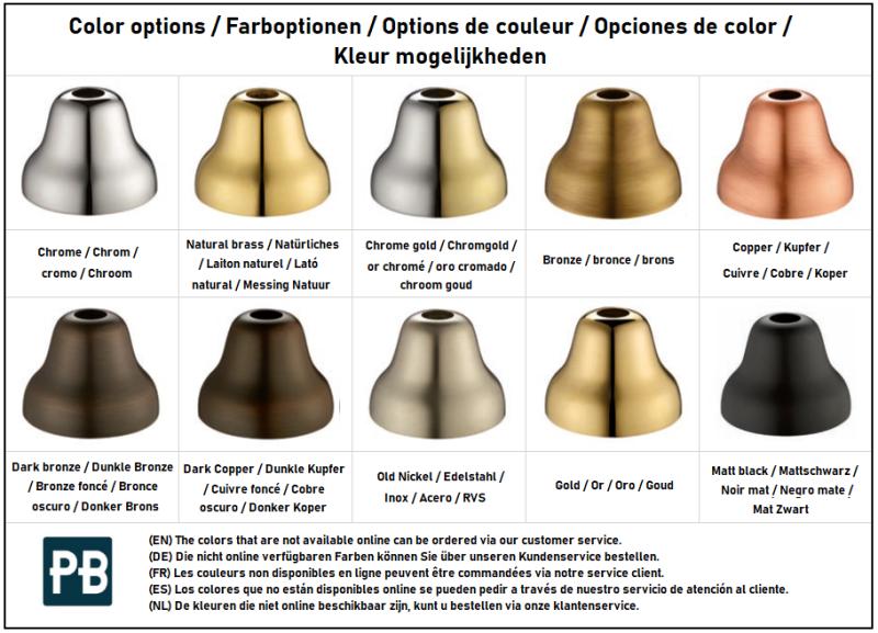 PB classic 3 hole sink faucet with star handles spout 18.5 cm chrome 1208854922