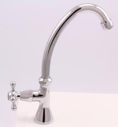 PB Classic washbasin tap with star handle cold water with high spout chrome 1208855652