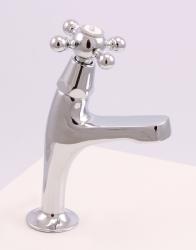 PB Classic washbasin tap with star handle cold water small model chrome 1208855682