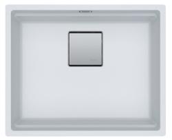 Franke Kubus KNG 110.52 kitchen sink 52x42 white granite undermount 125.0633.725