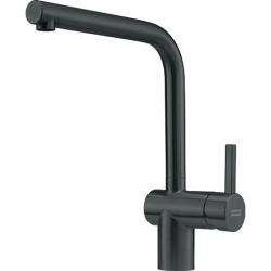 Franke solid stainless steel kitchen tap Atlas Neo swivel spout brushed matt black 115.0666.435