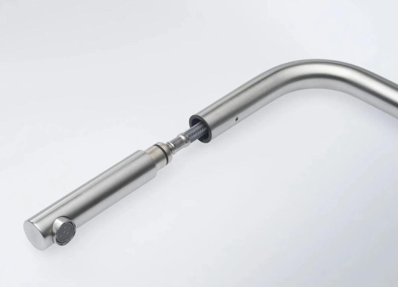 Franke Stainless Steel Brushed Kitchen Faucet Atlas Neo extendable spout inox 115.0638.841