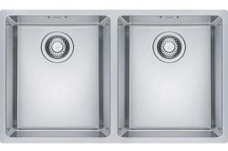 Franke Maris Double stainless steel kitchen sink MRX 220 flush mounted 127.0637.541