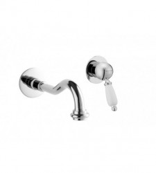 PB nostalgic built-in sink faucet Vintage spout 21cm chrome