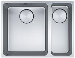 Franke Mythos MYX 160.34.16 BL one and a half stainless steel sink undermount 34+16cm 122.0607.063