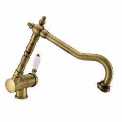 PB Vintage Nostalgic kitchen tap window tap foldable Bronze 1208953756