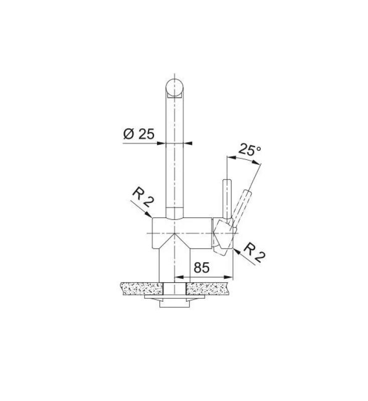 Franke copper Kitchen tap Atlas Neo with extendable spout pvd copper 115.0638.842
