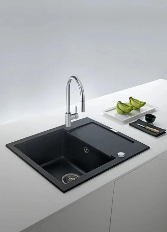 Franke Kitchen tap Eos Neo with spout pull-out spray head completely stainless steel 115.0638.862
