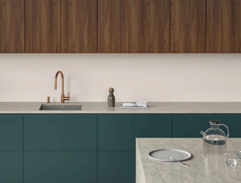 Franke copper Kitchen tap Eos Neo with spout pull-out spray head pvd copper 115.0638.862