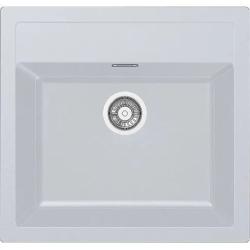 Franke Sirius 2 S2D 610.50 white plastic sink 56x53cm surface-mounted with tap hole 114.0568.052