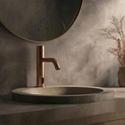 Waterevolution Flow electronic washbasin faucet infrared battery-operated Copper T110ECPE