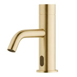 Waterevolution Flow electronic washbasin faucet infrared battery-operated light gold T110EWGE