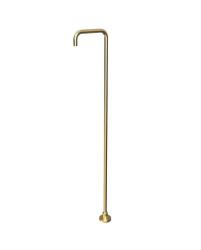 Waterevolution Flow Freestanding Washbasin Faucet Spout Fully Brushed Brass T1.676.LE