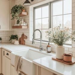 Quadri Derby kitchen mixer tap with flexible spout and shower with 2 jet types chrome 1208955915