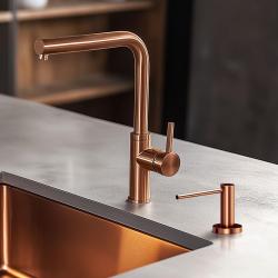 Quadri Swindon Luxury Built-in Soap Dispenser PVD copper from top refillable 1208956047