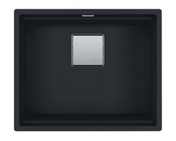Franke Cube KNG 110.52 matt black sink 52x42 granite undermount 125.0630.442