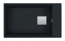 Franke Kubus KNG 110.62 mat black 76x46 granite undermount sink 125.0630.443