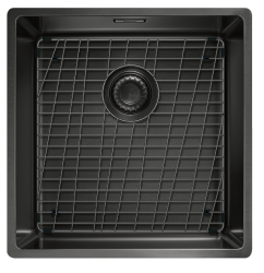 Franke Mythos Masterpiece BXM 210.40 PVD Gun Metal Sink 400x410mm Flush Mount and Undermount 127.0674.537