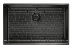 Franke Mythos Masterpiece BXM 210.68 large gun metal sink PVD anthracite 685x410mm flush-mounted and undermount 127.0674.440