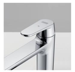 Franke Lift matte black kitchen tap with swivel spout 115.0621.667
