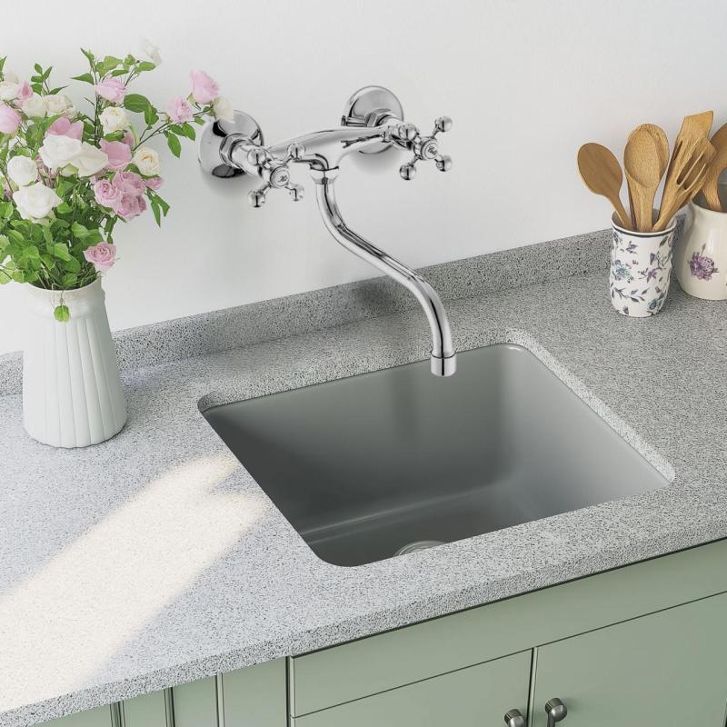 AquaTrimo Vivaldi classic kitchen wall tap chrome 21VV7068CM