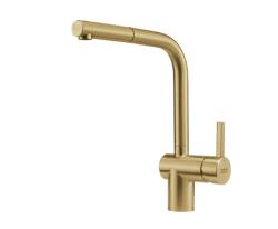 Franke golden Kitchen tap Atlas Neo with extendable spout pvd gold 115.0689.090