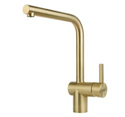 Franke gold Kitchen tap Atlas Neo swivel spout pvd brushed gold 115.0689.087
