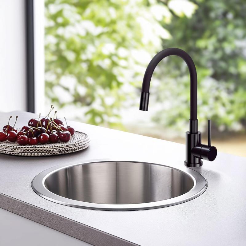 Franke Rondo ROX 210.38 round stainless steel sink 43,9cm flush-mount 127.0688.778