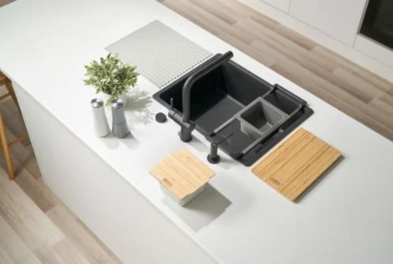Franke Universal accessory all in set 4, cutting board, insert tray, draining mat and storage tray 112.0655.488
