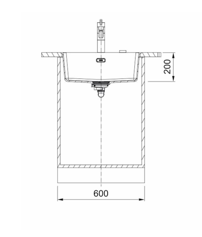 Franke Maris MRG 210-52 Fragranite Matte black sink flush mount 135.0697.362