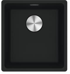 Franke Maris MRG 210-37 Fragranite matte black sink flush mount