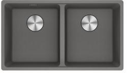 Franke Maris MRG 120-35-35 Fragranite Stone grey double sink undermount