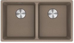 Franke Maris MRG 120-35-35 Fragranite Oyster double sink undermount