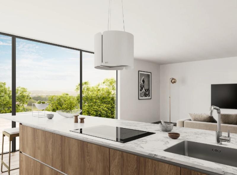 Franke Smart Suspended island matt white extractor hood 42cm 345.0654.932