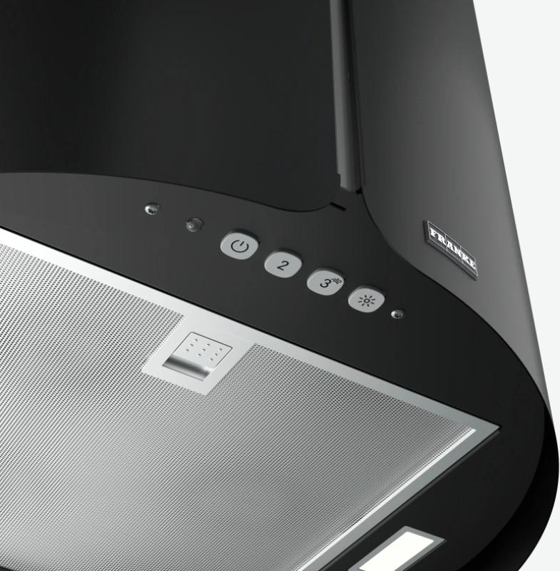 Franke Smart Suspended island matt black extractor hood 42cm 345.0654.933