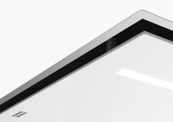 Franke Mythos ceiling unit white glass extractor hood 90cm 350.0679.883