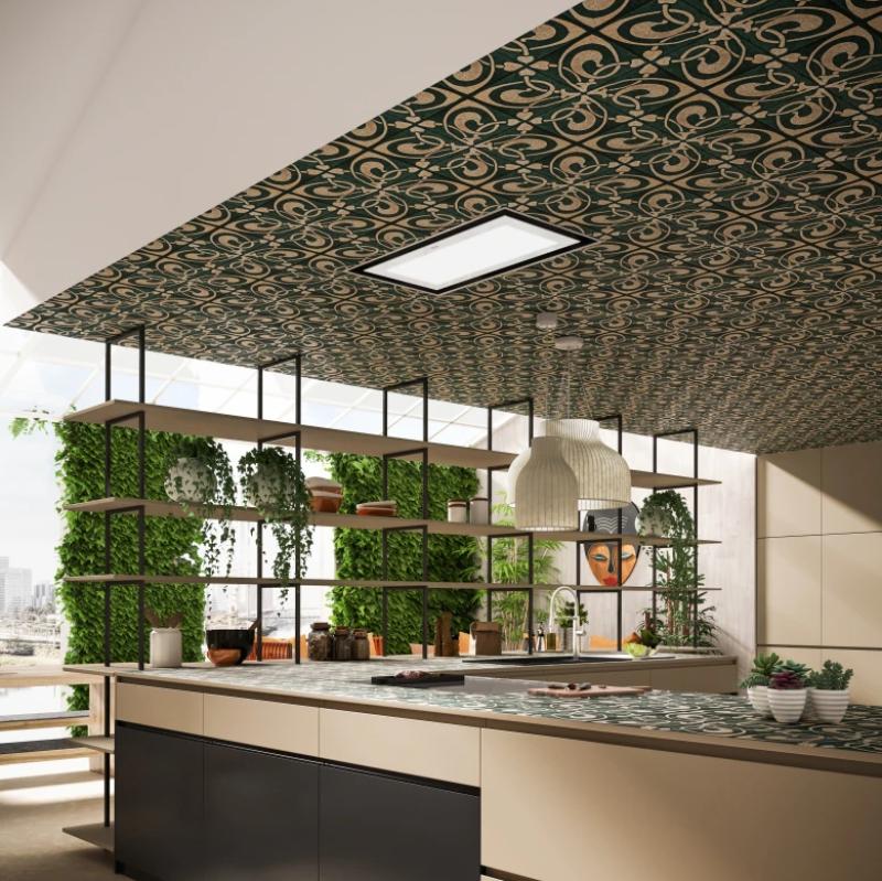 Franke Maris ceiling unit white glass extractor hood 90cm 350.0679.886