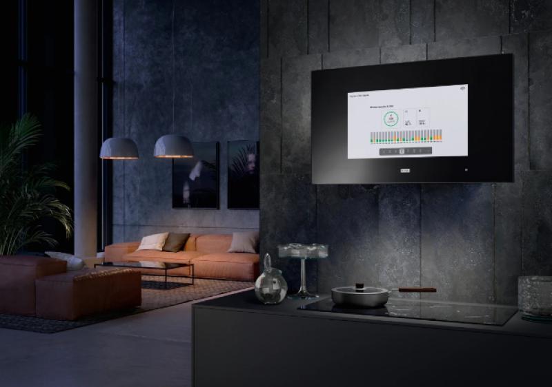 Franke AQ Sense wall-mounted black extractor hood 80cm 330.0657.269