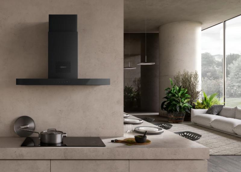 Franke Mythos Air Hub T wall-mounted matt black extractor hood 90cm 325.0679.323