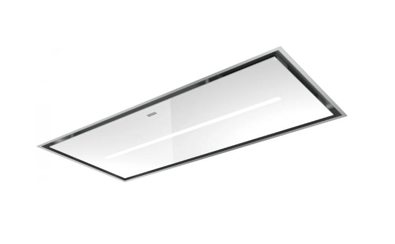 Franke Mythos Air Hub D ceiling unit white glass extractor hood 120cm 350.0679.885