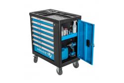 Hoegert 7-drawer tool cabinet with a side door with accessories 544 pcs. 1208962010