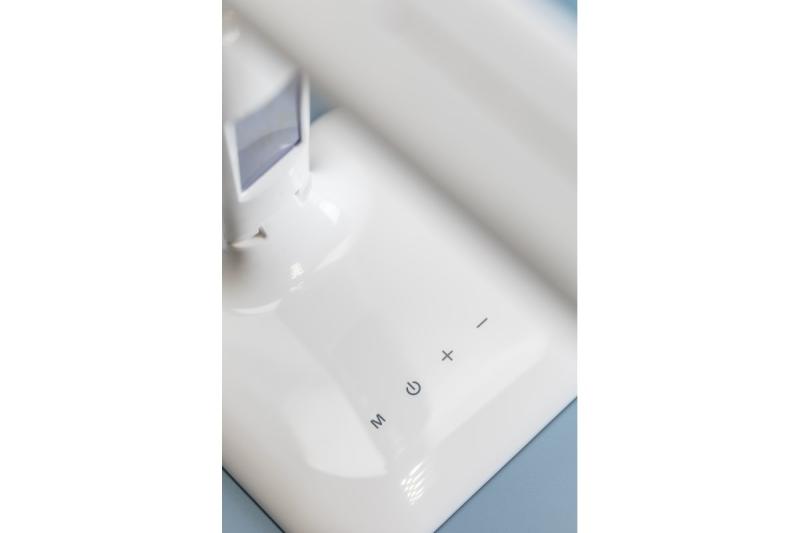 Decor Table lamp GALACTIC LED 5W 240lm AC220-240V 50/60Hz changeable colors (3000K 4000K 6000K) calendar alarm thermometer white body 1208962484